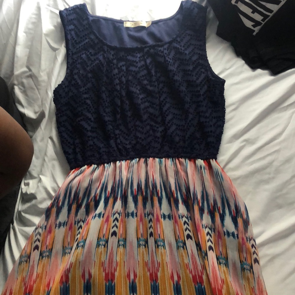 Long multi colored dress